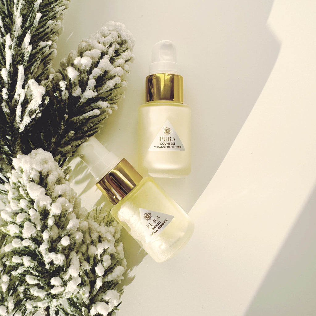 NEW: Winter Radiance Set - A PURA Holiday Exclusive - Featuring the Neroli Facial Essence