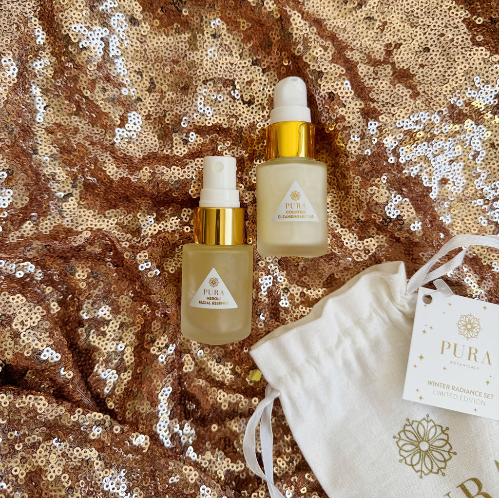 NEW: Winter Radiance Set - A PURA Holiday Exclusive - Featuring the Neroli Facial Essence